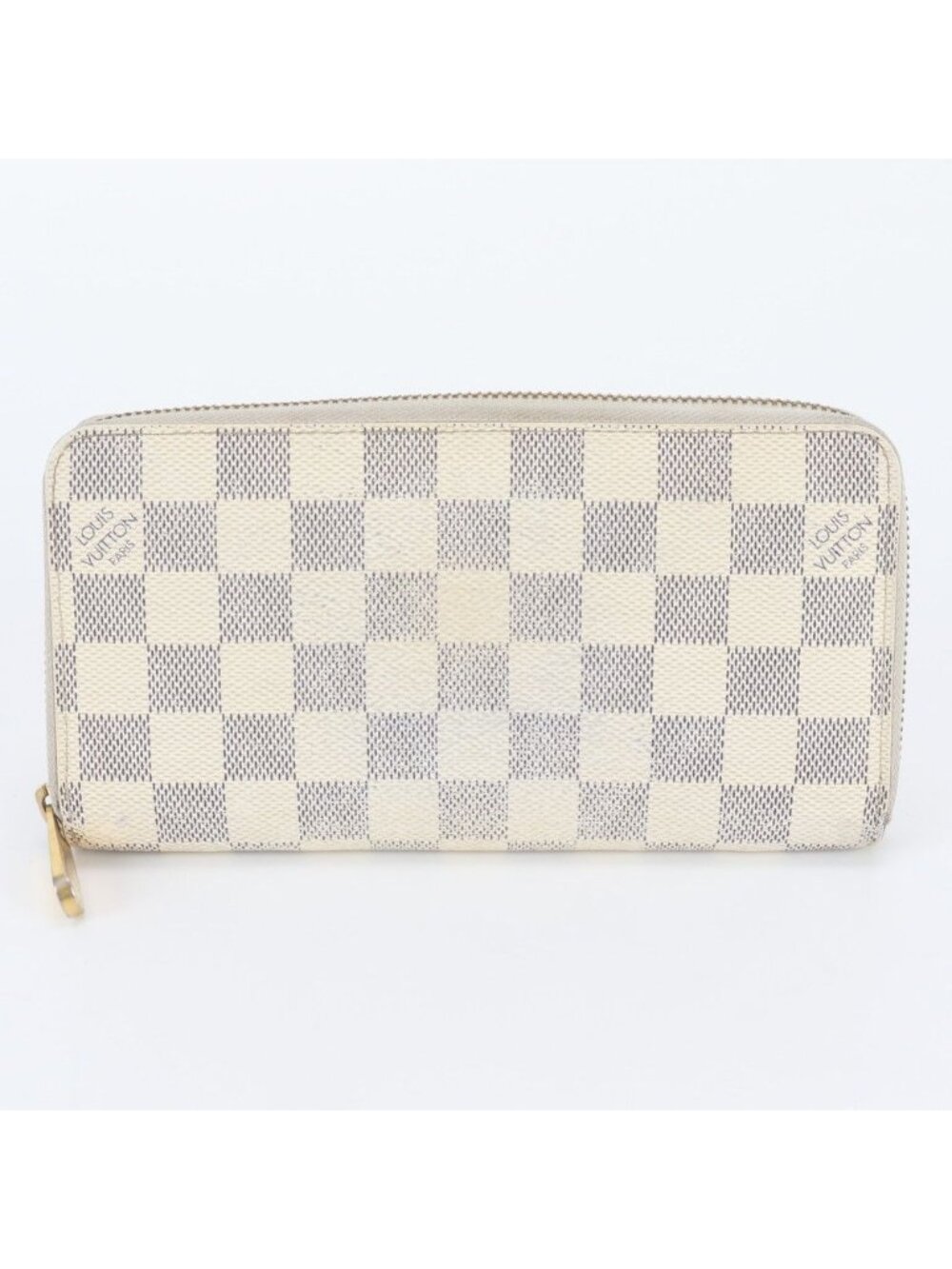 Louis Vuitton Damier Azur Zippy Wallet Leather
